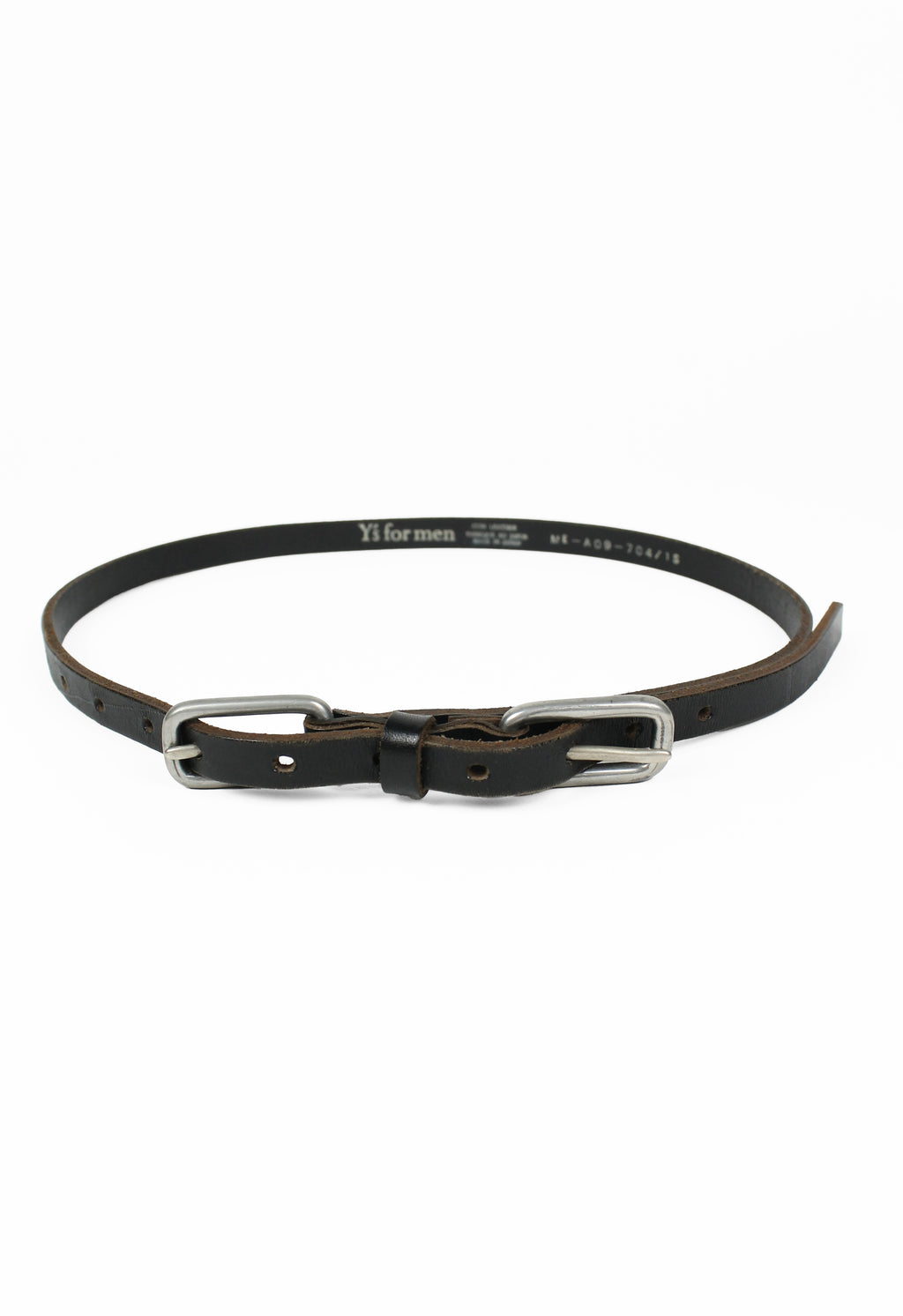 YOHJI YAMAMOTO Y'S DOUBLE BUCKLE BELT