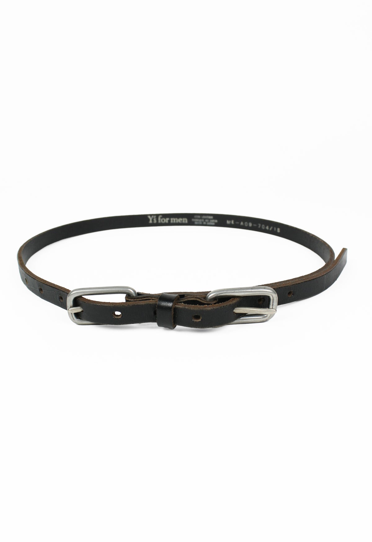 YOHJI YAMAMOTO Y'S DOUBLE BUCKLE BELT