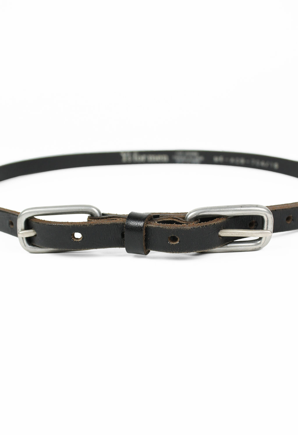 YOHJI YAMAMOTO Y'S DOUBLE BUCKLE BELT