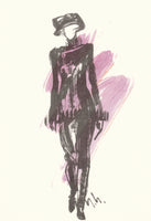 YOHJI YAMAMOTO FW 1992 LOOKBOOK ILLUSTRATIONS