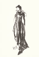 YOHJI YAMAMOTO FW 1992 LOOKBOOK ILLUSTRATIONS