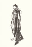 YOHJI YAMAMOTO FW 1992 LOOKBOOK ILLUSTRATIONS