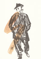 YOHJI YAMAMOTO FW 1992 LOOKBOOK ILLUSTRATIONS