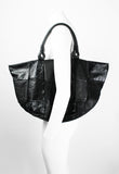 YOHJI YAMAMOTO LEATHER PATCHWORK BAG