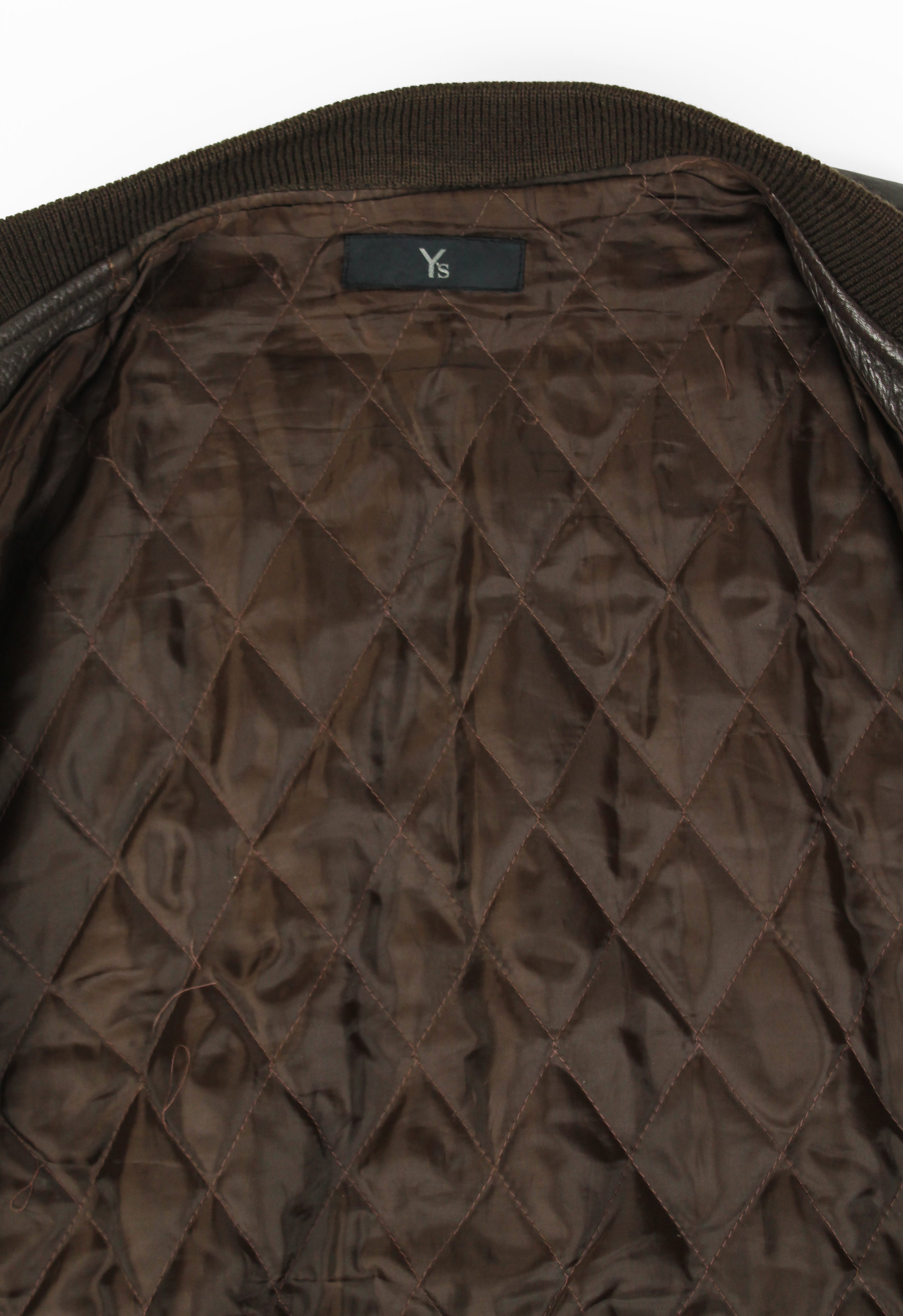 YOHJI YAMAMOTO Y'S 1980'S LEATHER BOMBER JACKET