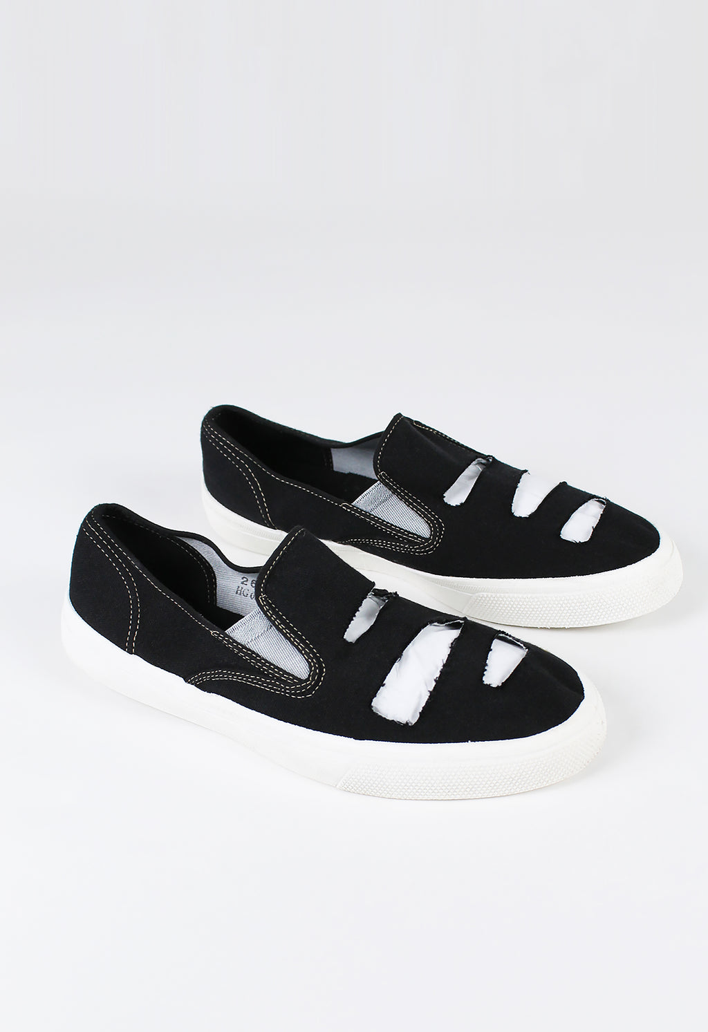 COMME DES GARCONS HOMME PLUS FW 2014 CUT OUT SLIP-ON TRAINERS