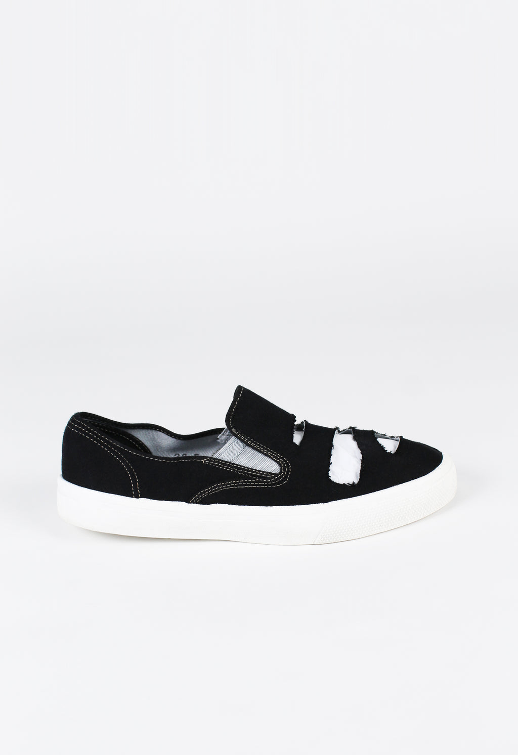 COMME DES GARCONS HOMME PLUS FW 2014 CUT OUT SLIP-ON TRAINERS