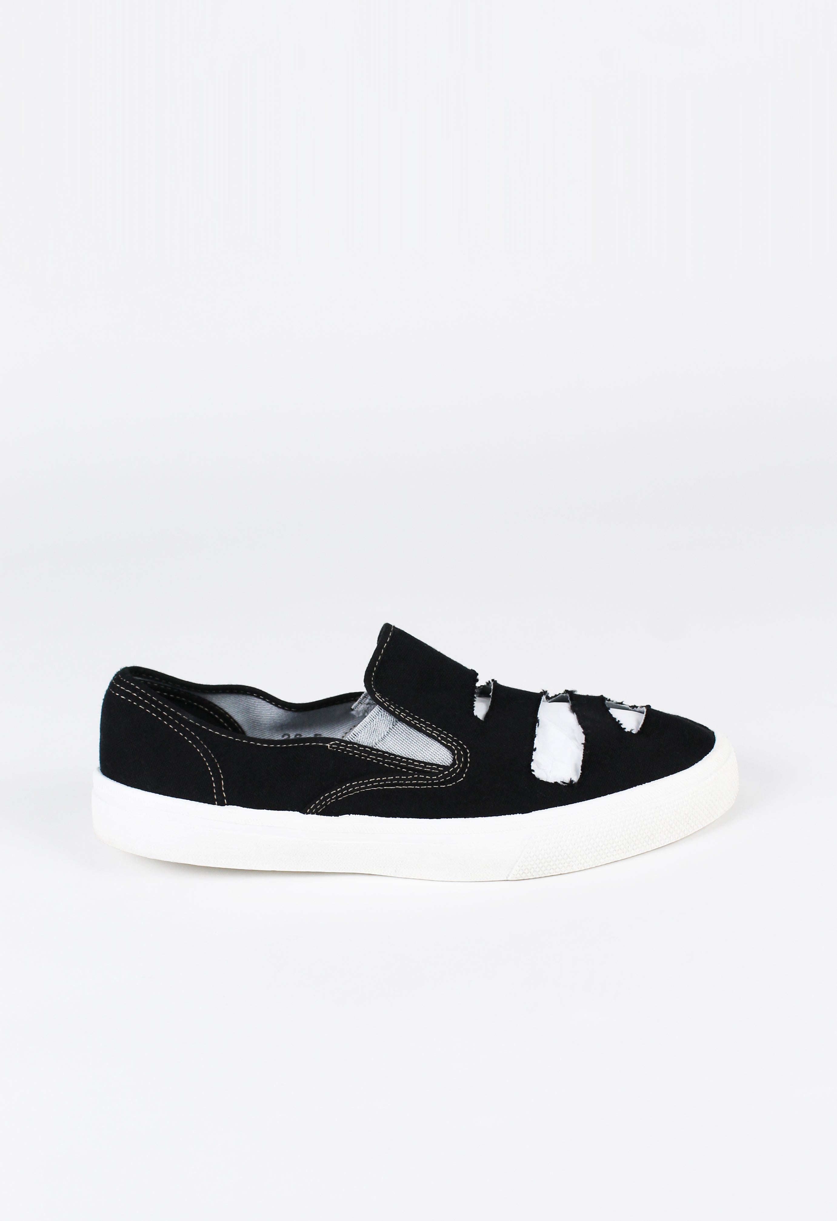 COMME DES GARCONS HOMME PLUS FW 2014 CUT OUT SLIP-ON TRAINERS