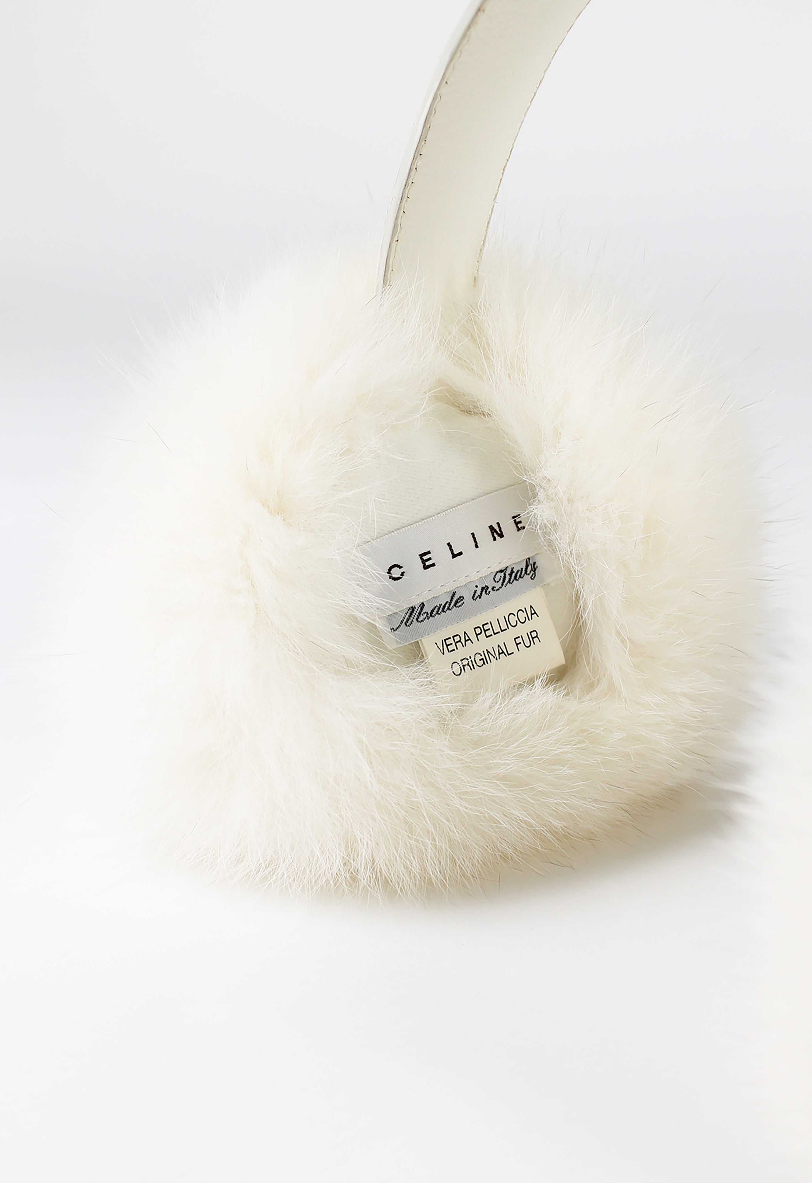 CELINE FW 2003 FUR EAR MUFFS