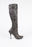 CELINE FW 2008 KNEE HIGH MULTI-STRAP HEELED BOOTS