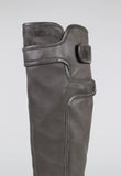 CELINE FW 2008 KNEE HIGH MULTI-STRAP HEELED BOOTS