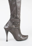 CELINE FW 2008 KNEE HIGH MULTI-STRAP HEELED BOOTS