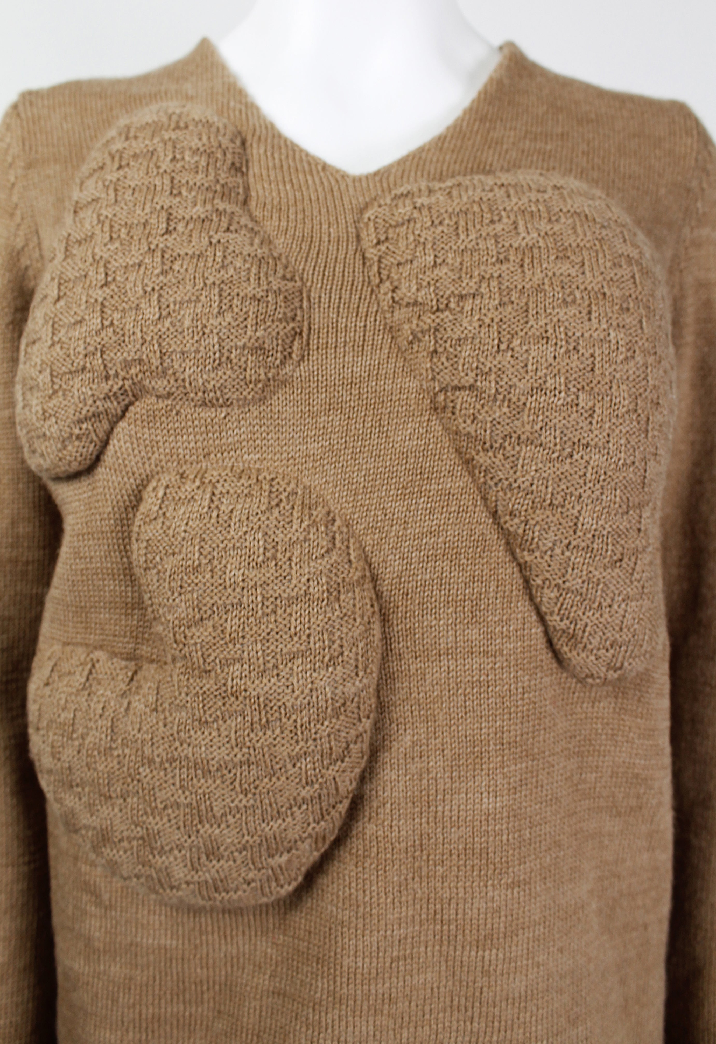 COMME DES GARCONS FW 2010 PADDED BUMPS JUMPER