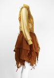 COMME DES GARCONS FW 1990 SHEER LAYERED PARACHUTE SKIRT