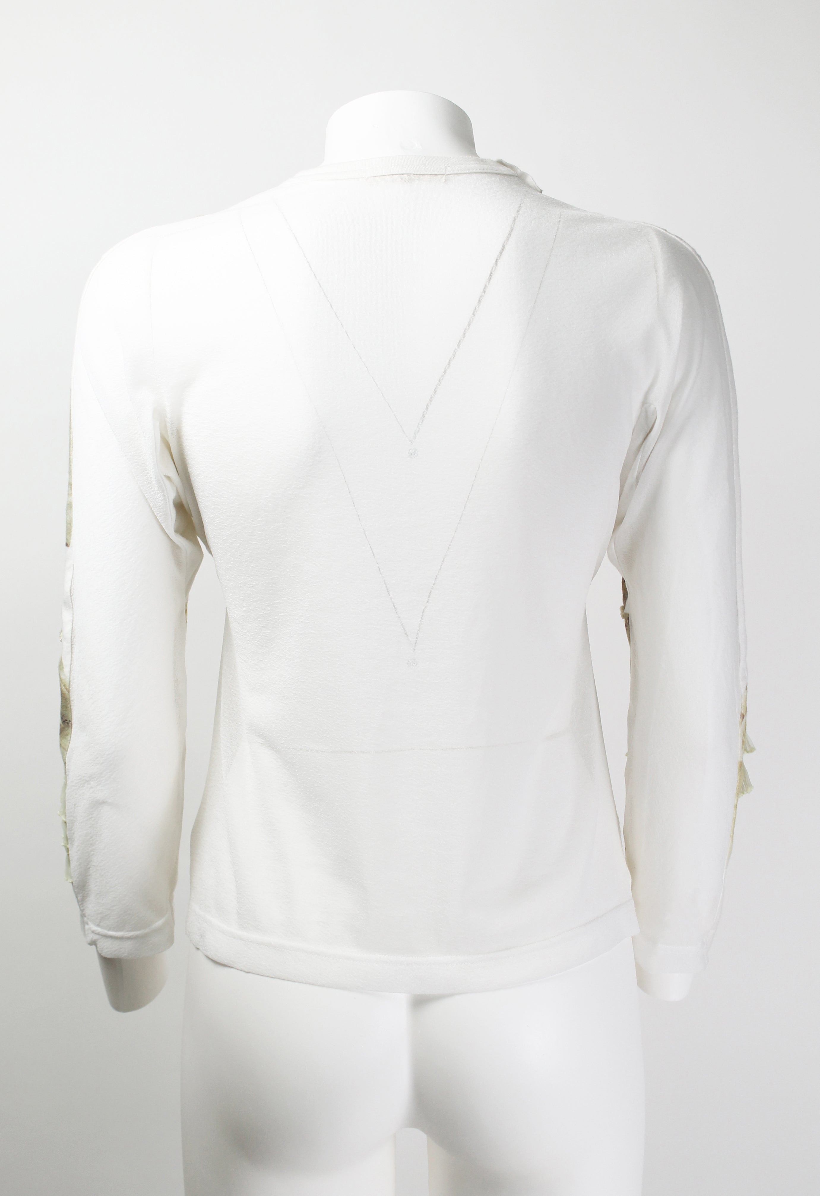 COMME DES GARCONS FW 2005 TROMPE L'OEIL BROKEN BRIDE TOP