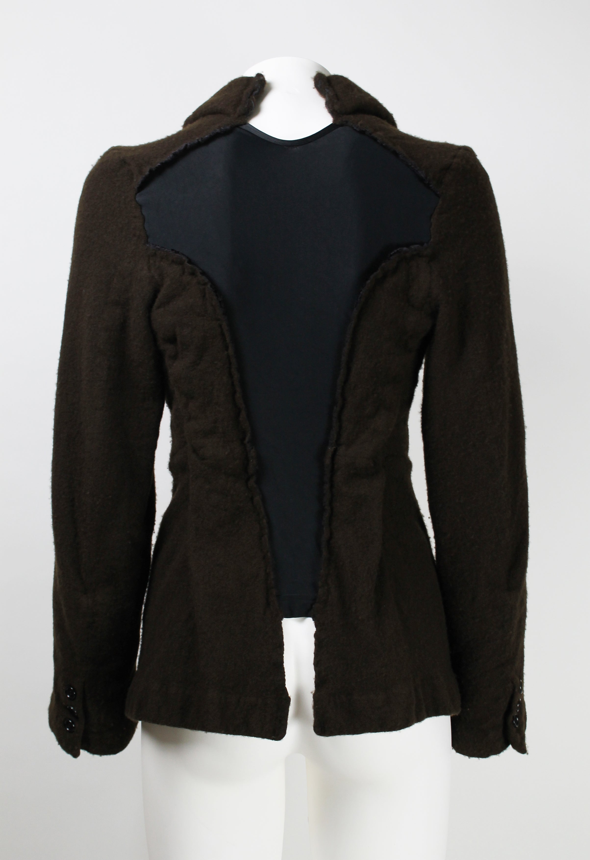 Comme des Garcons FW 2007 wool reconstructed jacket