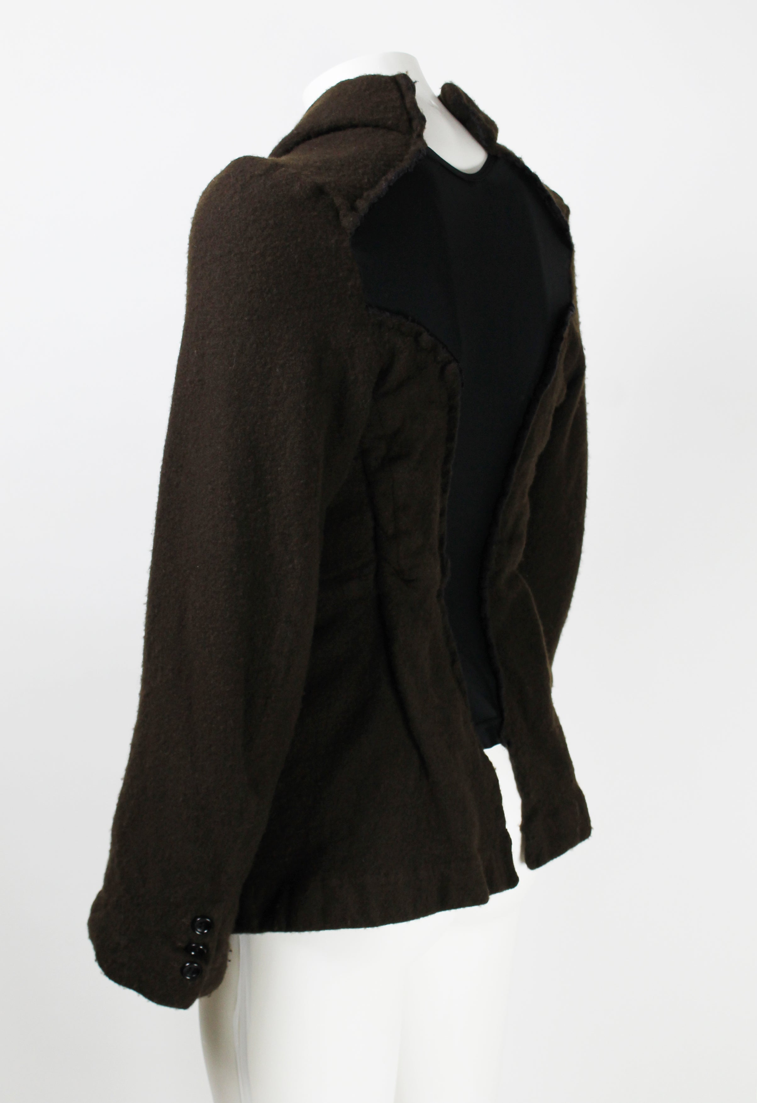 Comme des Garcons FW 2007 wool reconstructed jacket