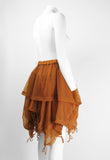 COMME DES GARCONS FW 1990 SHEER LAYERED PARACHUTE SKIRT