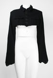 COMME DES GARCONS FW 1994 CROPPED WOOL JACKET AND SKIRT SET