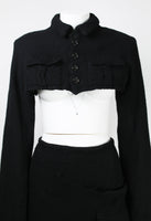 COMME DES GARCONS FW 1994 CROPPED WOOL JACKET AND SKIRT SET