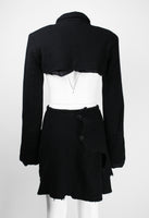 COMME DES GARCONS FW 1994 CROPPED WOOL JACKET AND SKIRT SET