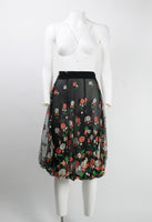 COMME DES GARCONS FW 1995 FLORAL EMBROIDERED TULLE SKIRT