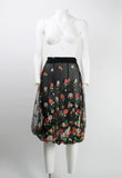 COMME DES GARCONS FW 1995 FLORAL EMBROIDERED TULLE SKIRT