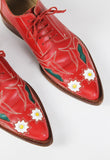 COMME DES GARCONS FW 1999 EMBROIDERED COWBOY SHOES