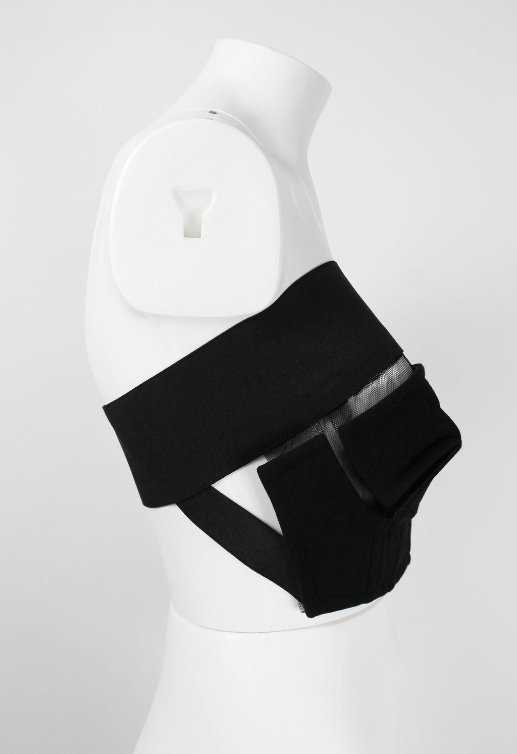 COMME DES GARCONS FW 2001 BUSTIER WITH MESH UNDERLAY