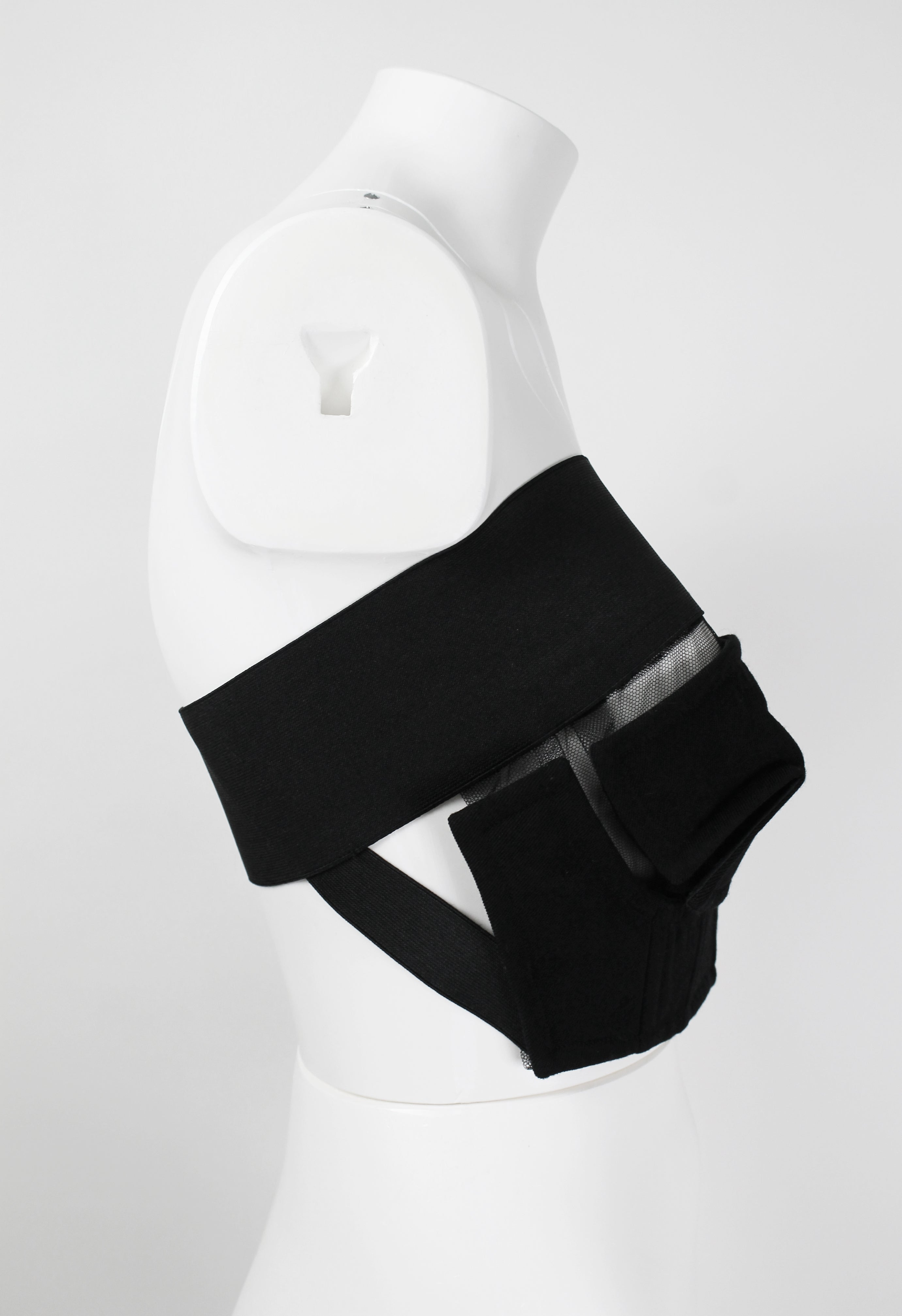 COMME DES GARCONS FW 2001 BUSTIER WITH MESH UNDERLAY