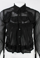 COMME DES GARCONS FW 2007 BABY FROCK SHEER SHIRT