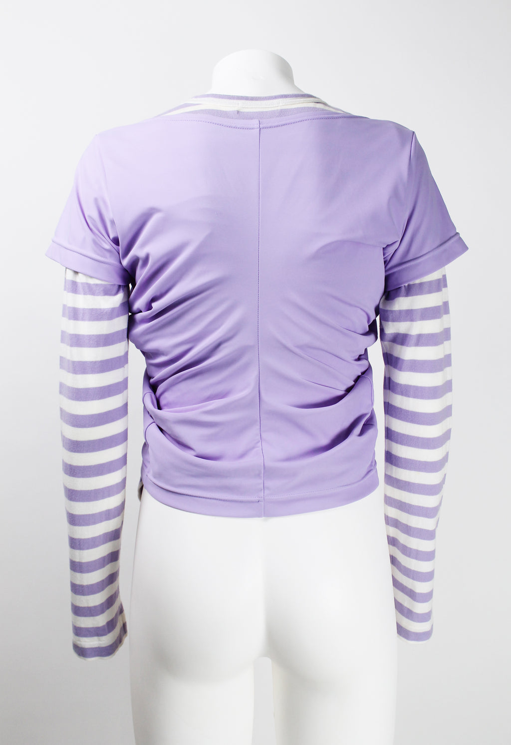 COMME DES GARCONS FW 2007 LAYERED STRIPED LONG SLEEVE