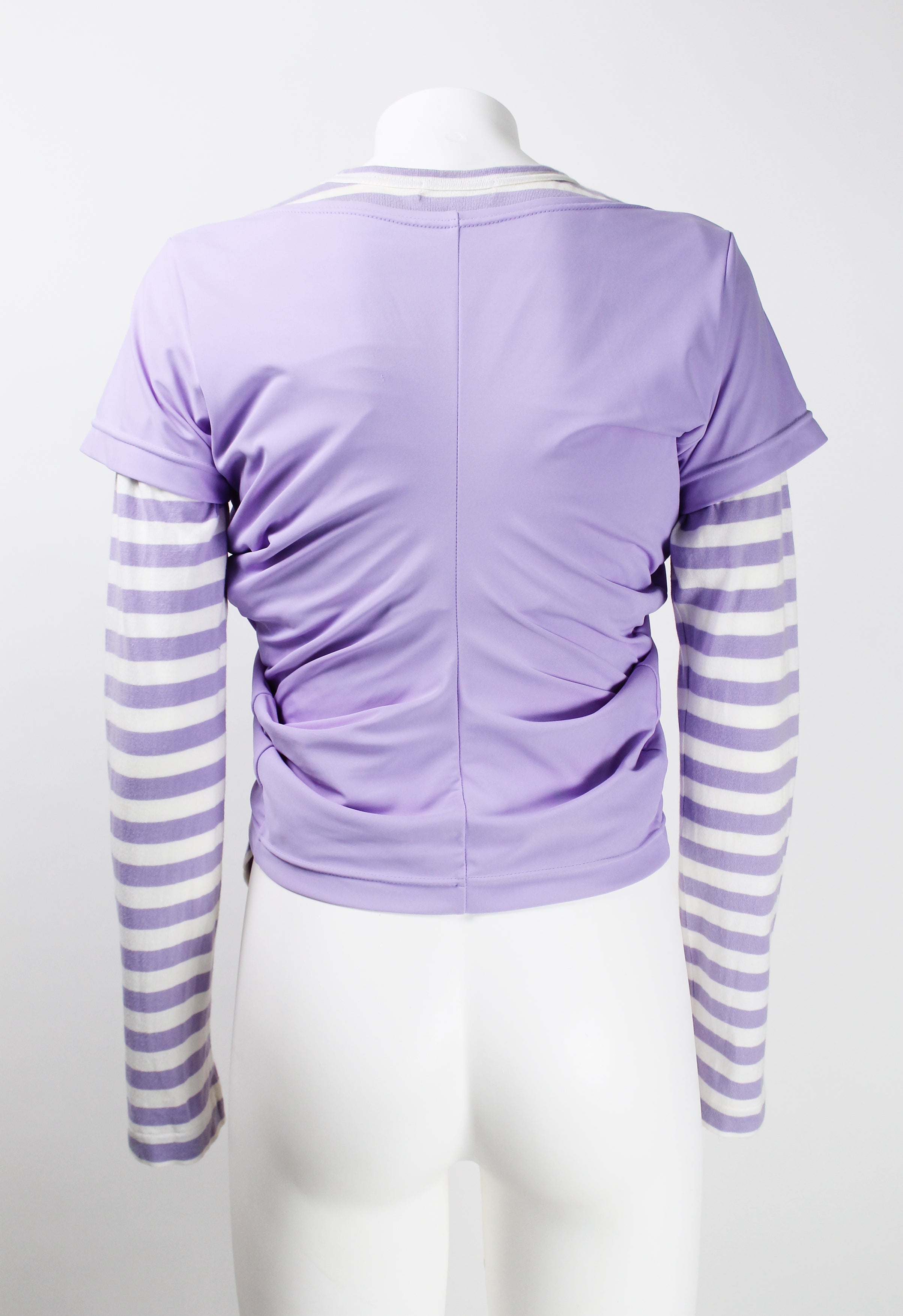 COMME DES GARCONS FW 2007 LAYERED STRIPED LONG SLEEVE