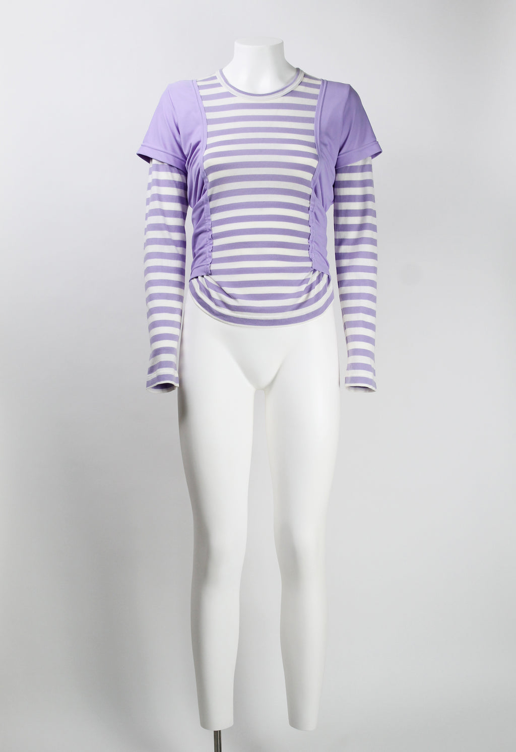 COMME DES GARCONS FW 2007 LAYERED STRIPED LONG SLEEVE