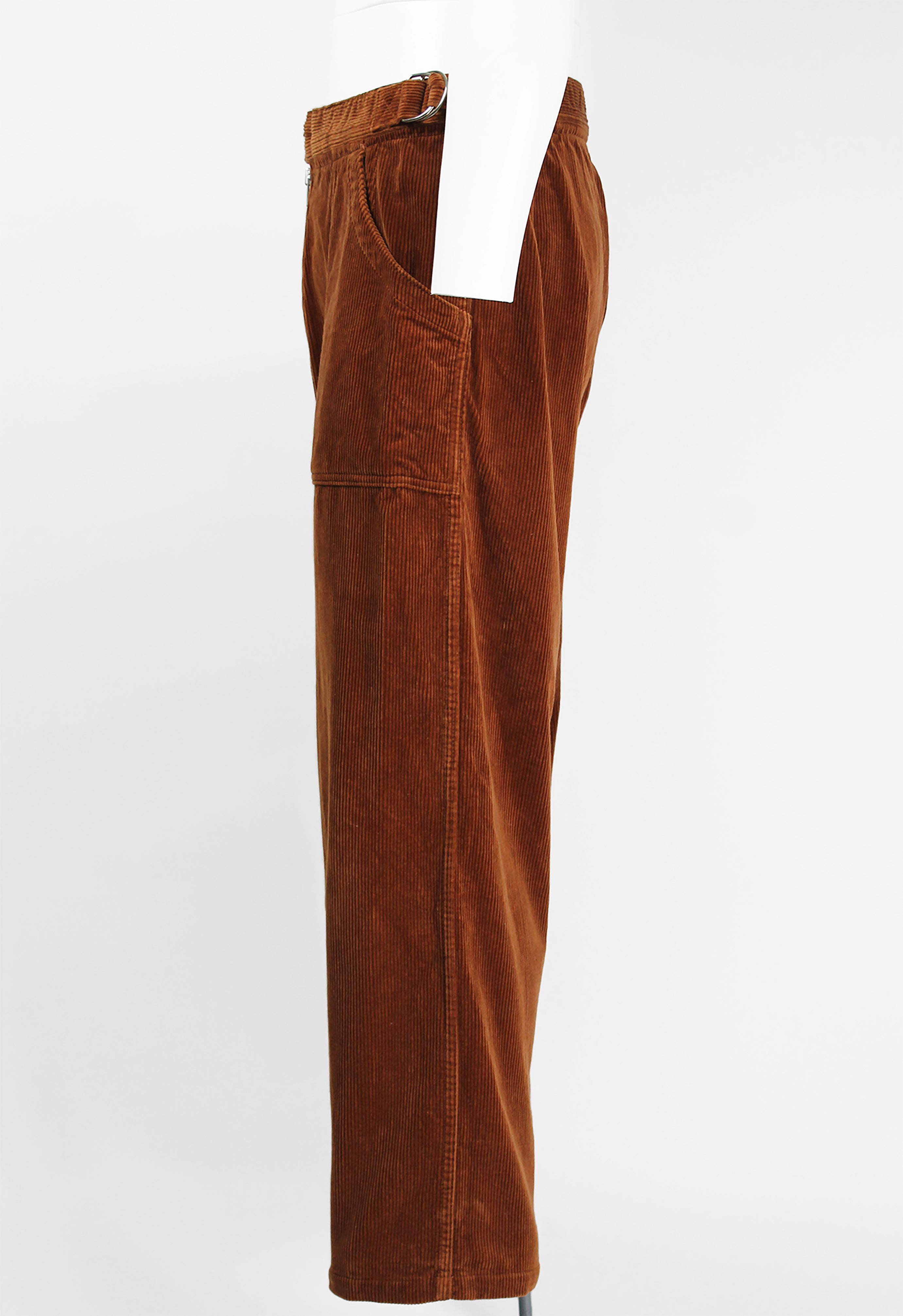 COMME DES GARCONS HOMME PLUS FW 2004 CORDUROY ZIP TROUSERS