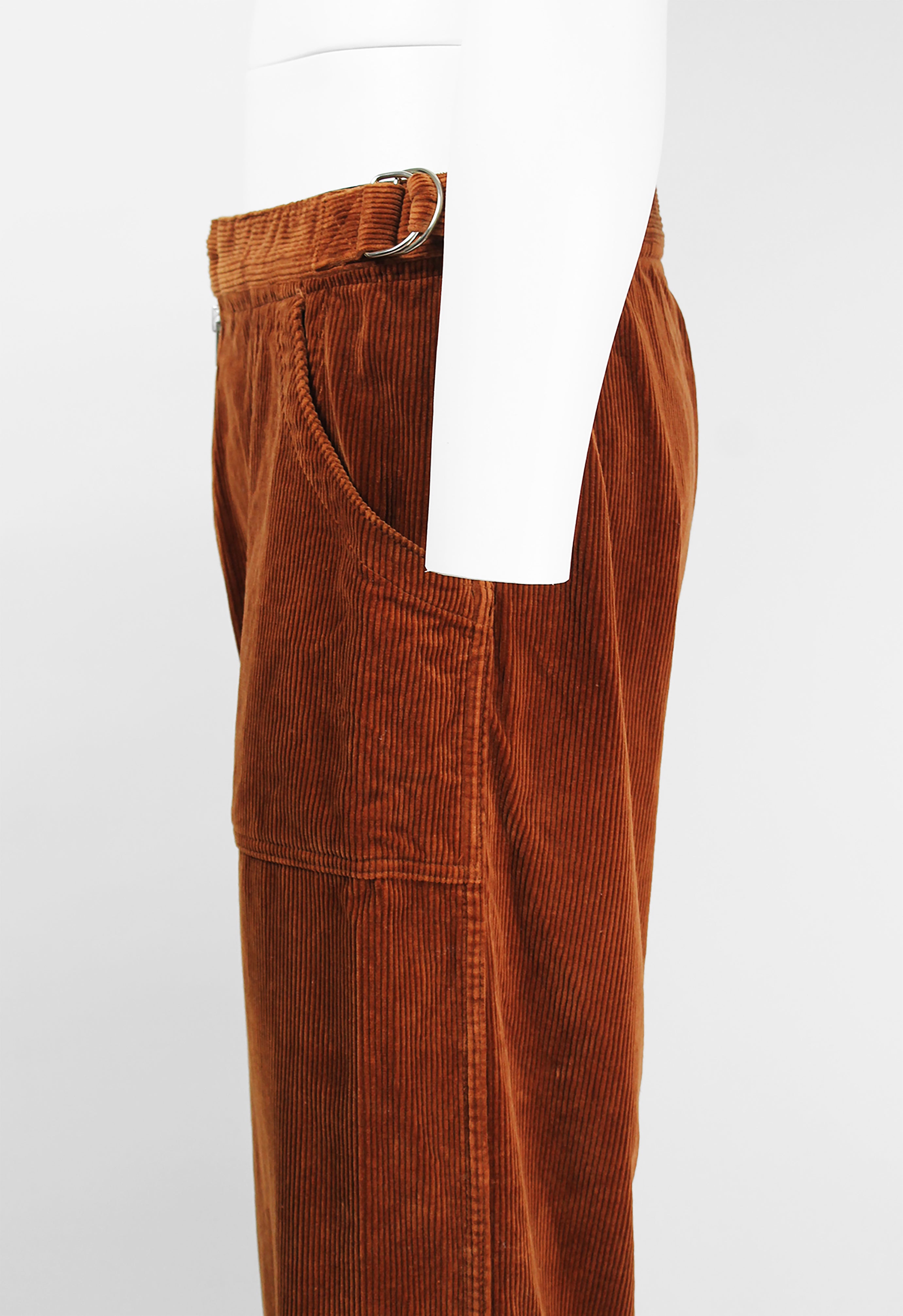 COMME DES GARCONS HOMME PLUS FW 2004 CORDUROY ZIP TROUSERS