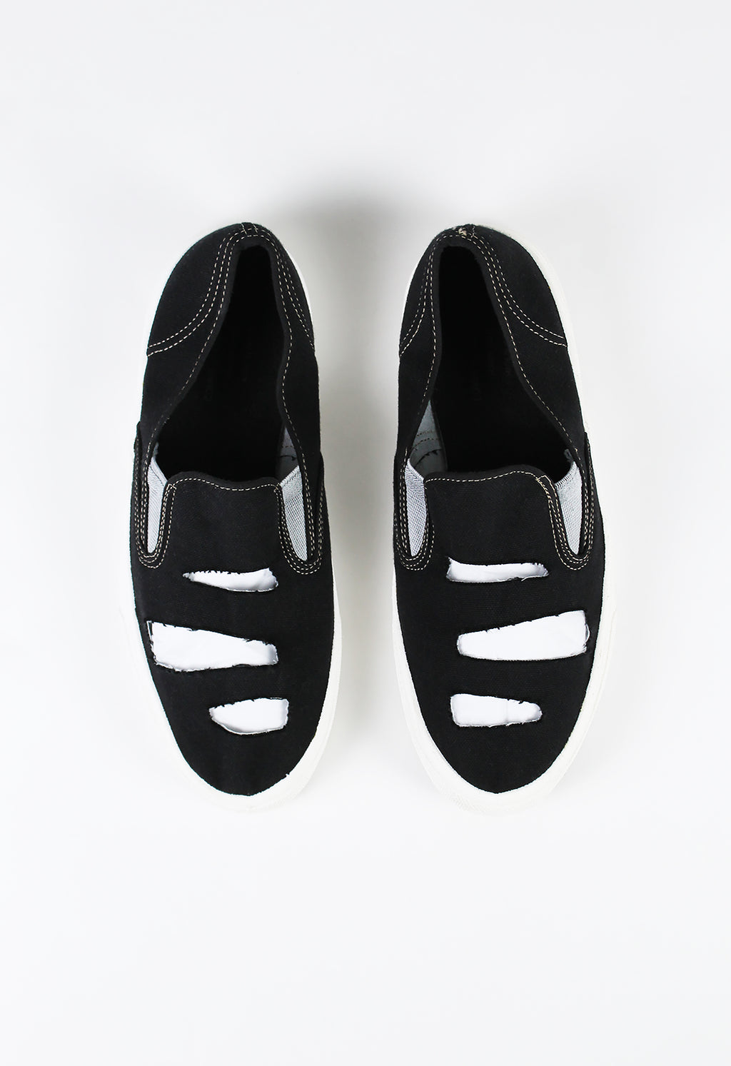 COMME DES GARCONS HOMME PLUS FW 2014 CUT OUT SLIP-ON TRAINERSCOMME DES GARCONS HOMME PLUS FW 2014 CUT OUT SLIP-ON TRAINERS