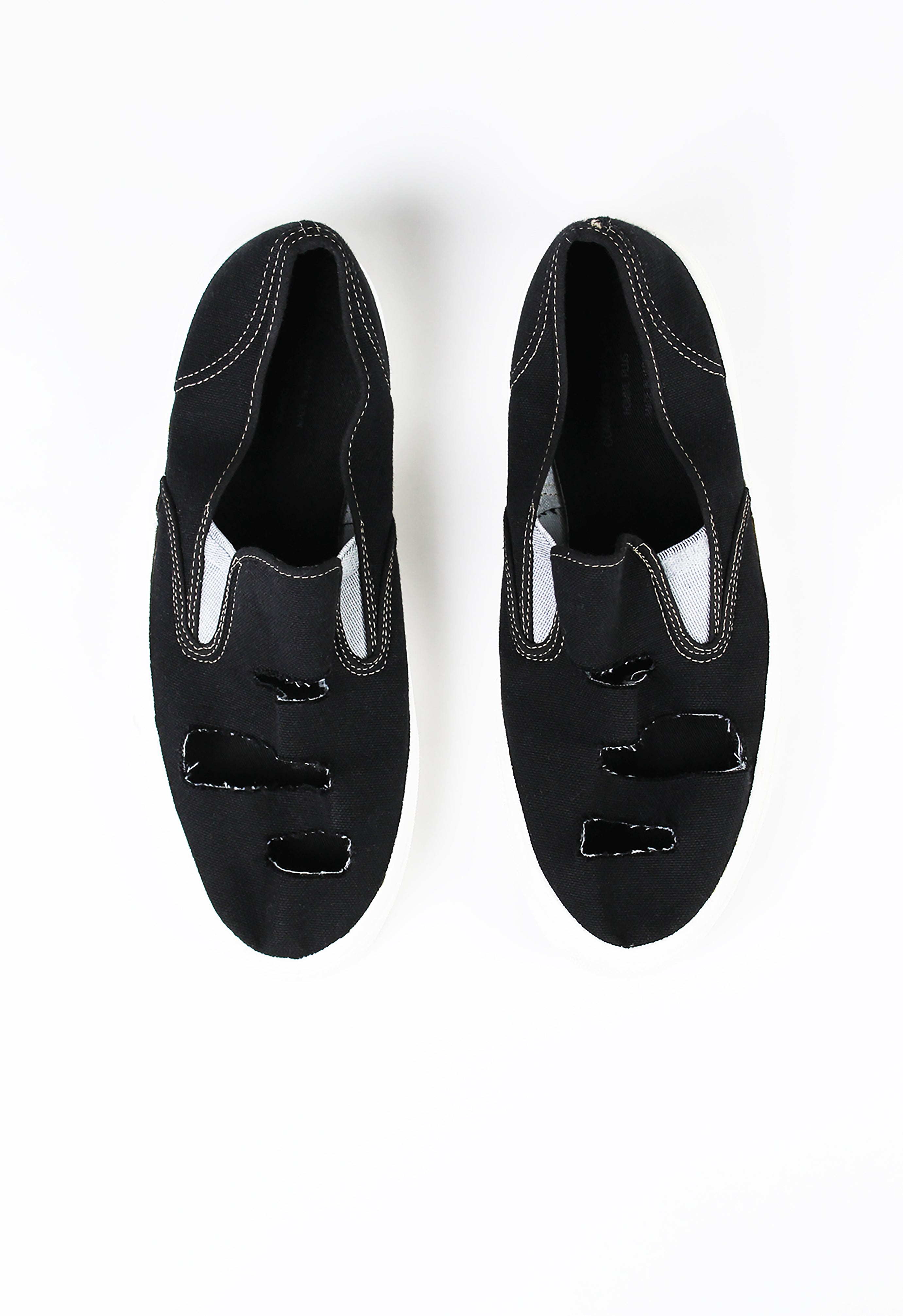 COMME DES GARCONS HOMME PLUS FW 2014 CUT OUT SLIP-ON TRAINERSCOMME DES GARCONS HOMME PLUS FW 2014 CUT OUT SLIP-ON TRAINERS