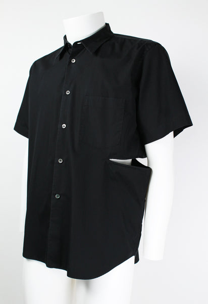 COMME DES GARCONS HOMME PLUS SS 2016 BROKEN TAILORING SHIRT