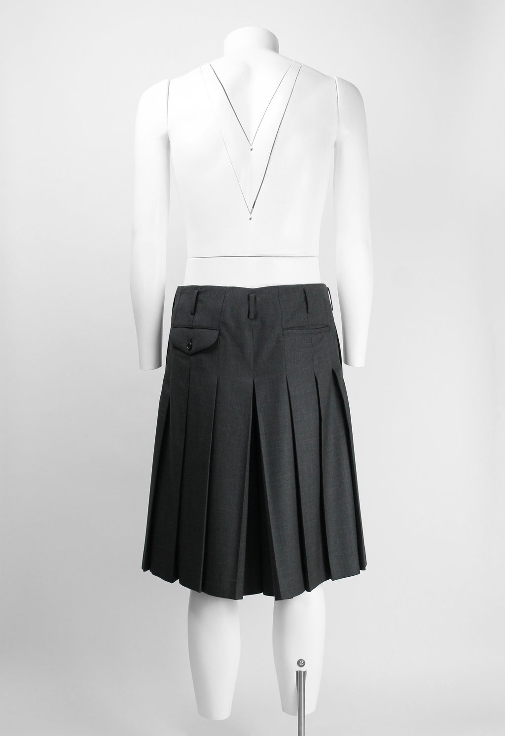 COMME DES GARCONS HOMME PLUS SS 2020 WIDE PLEATED SHORTS