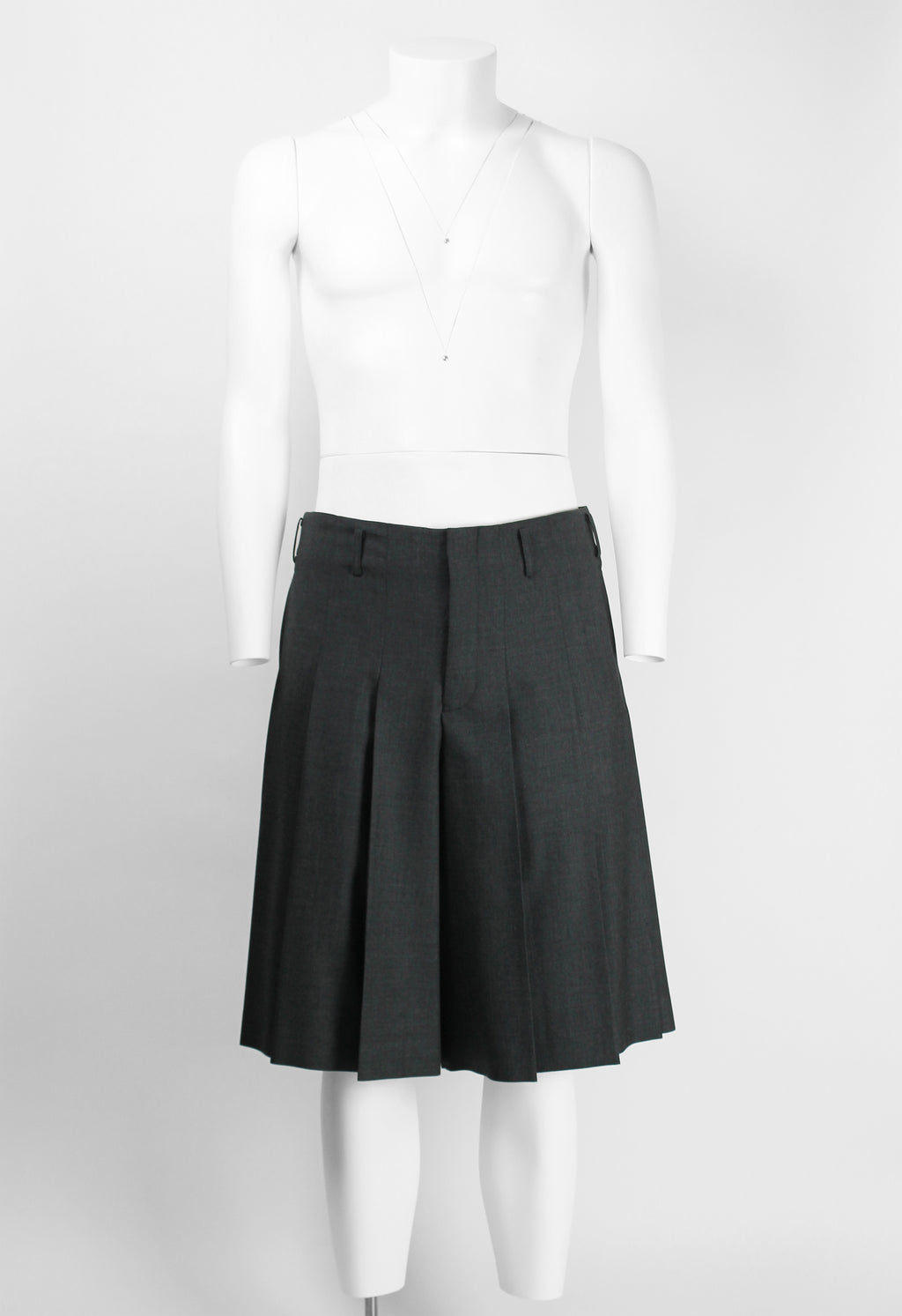 COMME DES GARCONS HOMME PLUS SS 2020 WIDE PLEATED SHORTS