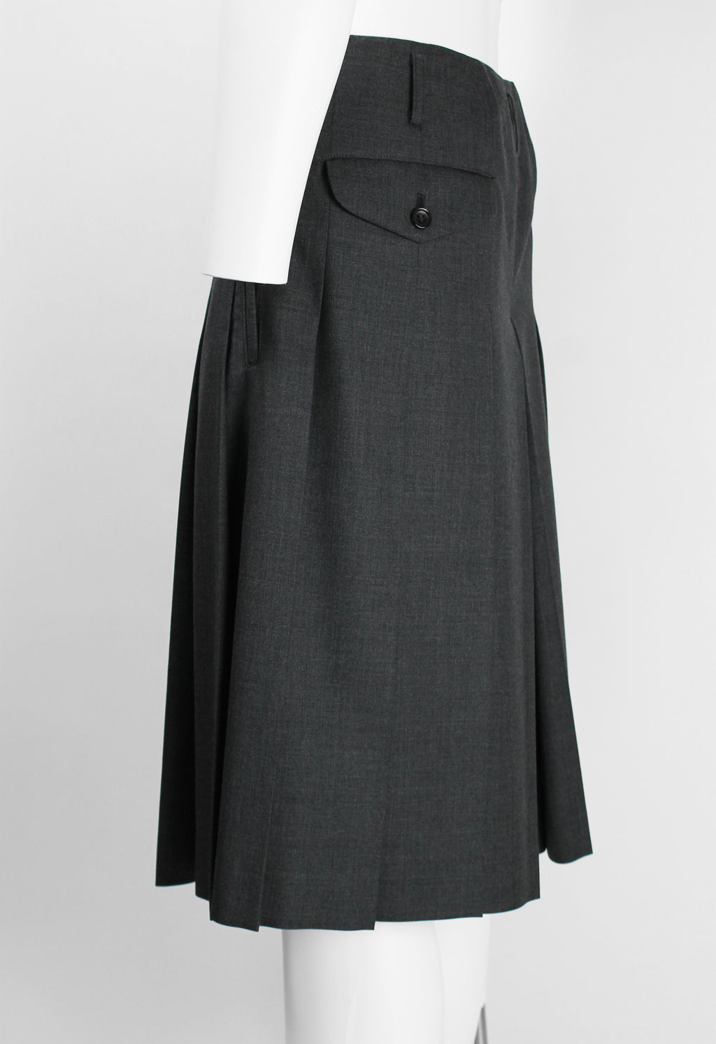 COMME DES GARCONS HOMME PLUS SS 2020 WIDE PLEATED SHORTS