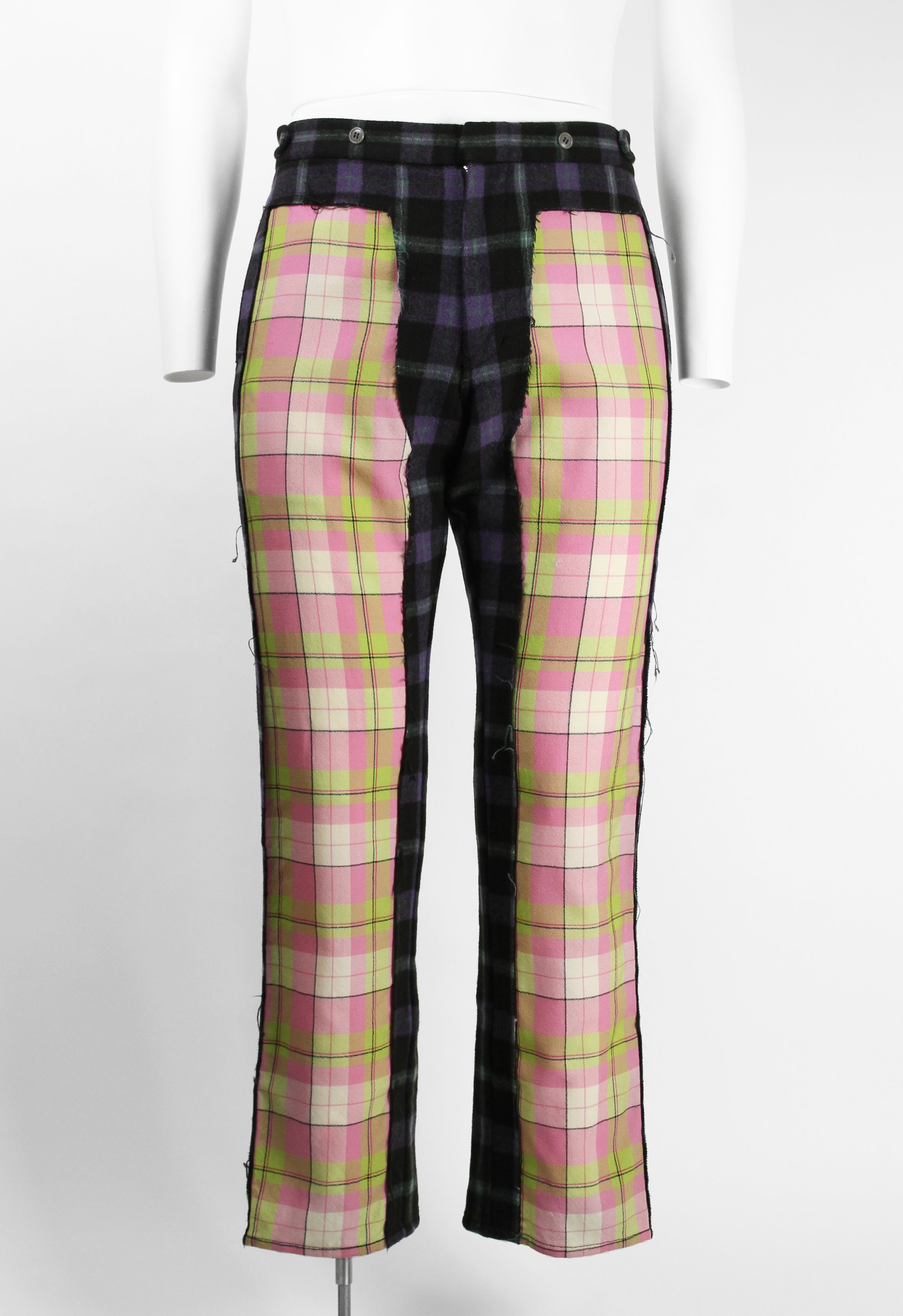 専用00s COMME des GARCONS HOMME cotton pan COMME DES GARCONS HOMME PLUS FW 2000 DECONSTRUCTED PLAID