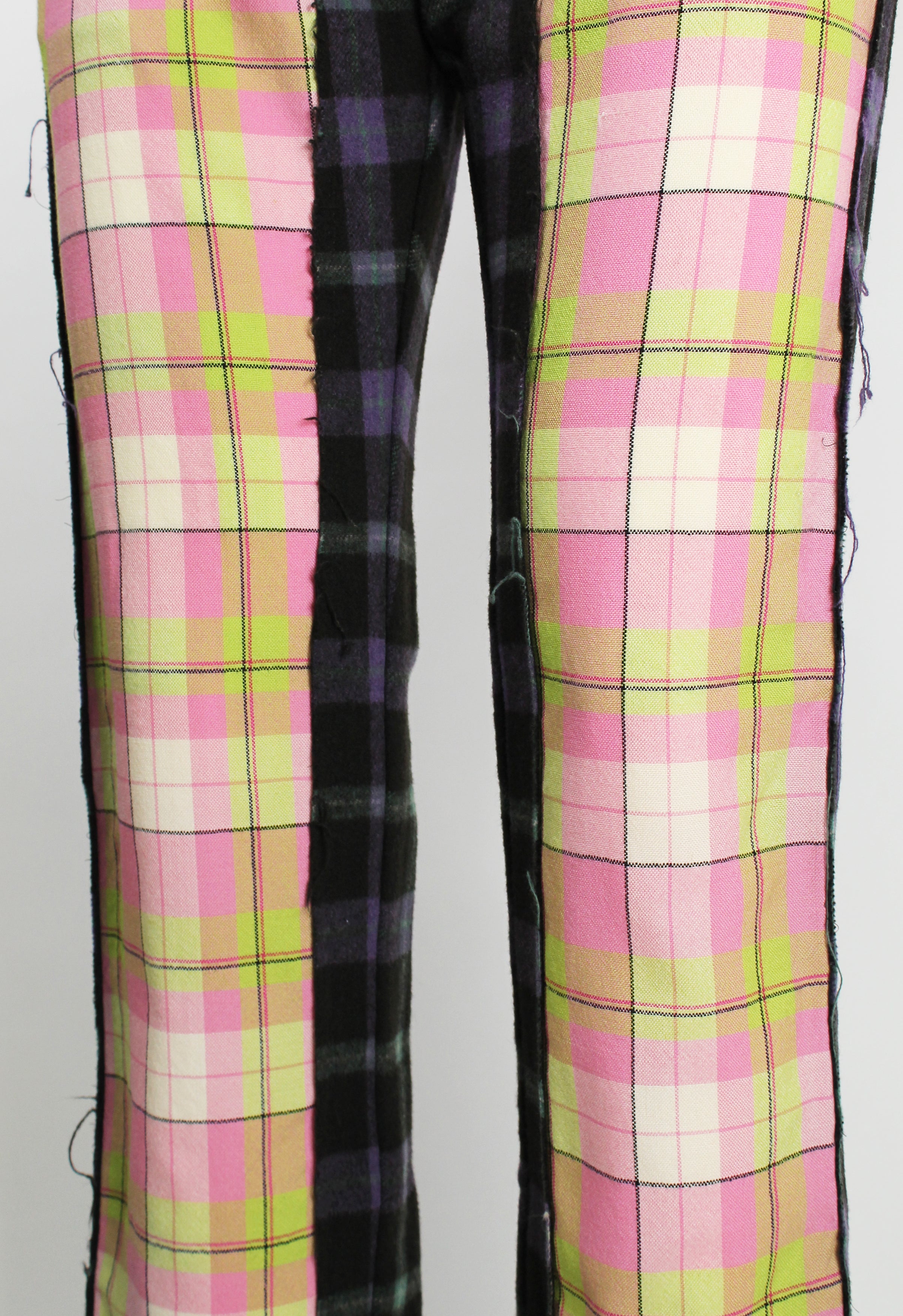 COMME DES GARCONS HOMME PLUS FW 2000 DECONSTRUCTED PLAID