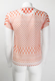 COMME DES GARCONS SS 2001 OPTICAL ILLUSION MESH TOP