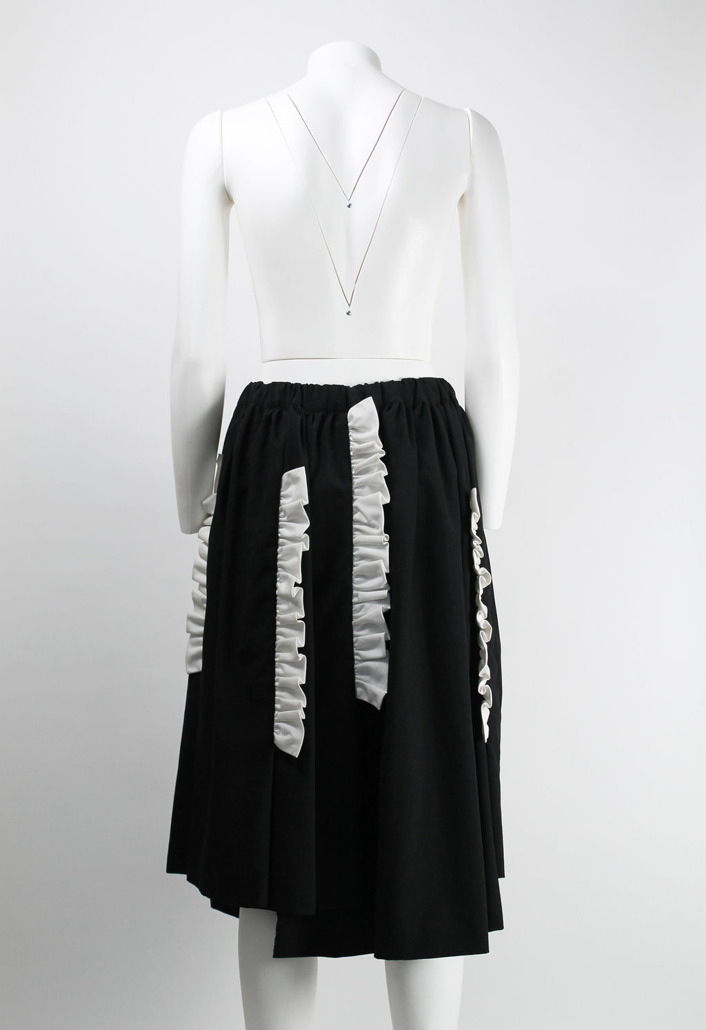 COMME DES GARCONS SS 2017 FRILL SKIRT