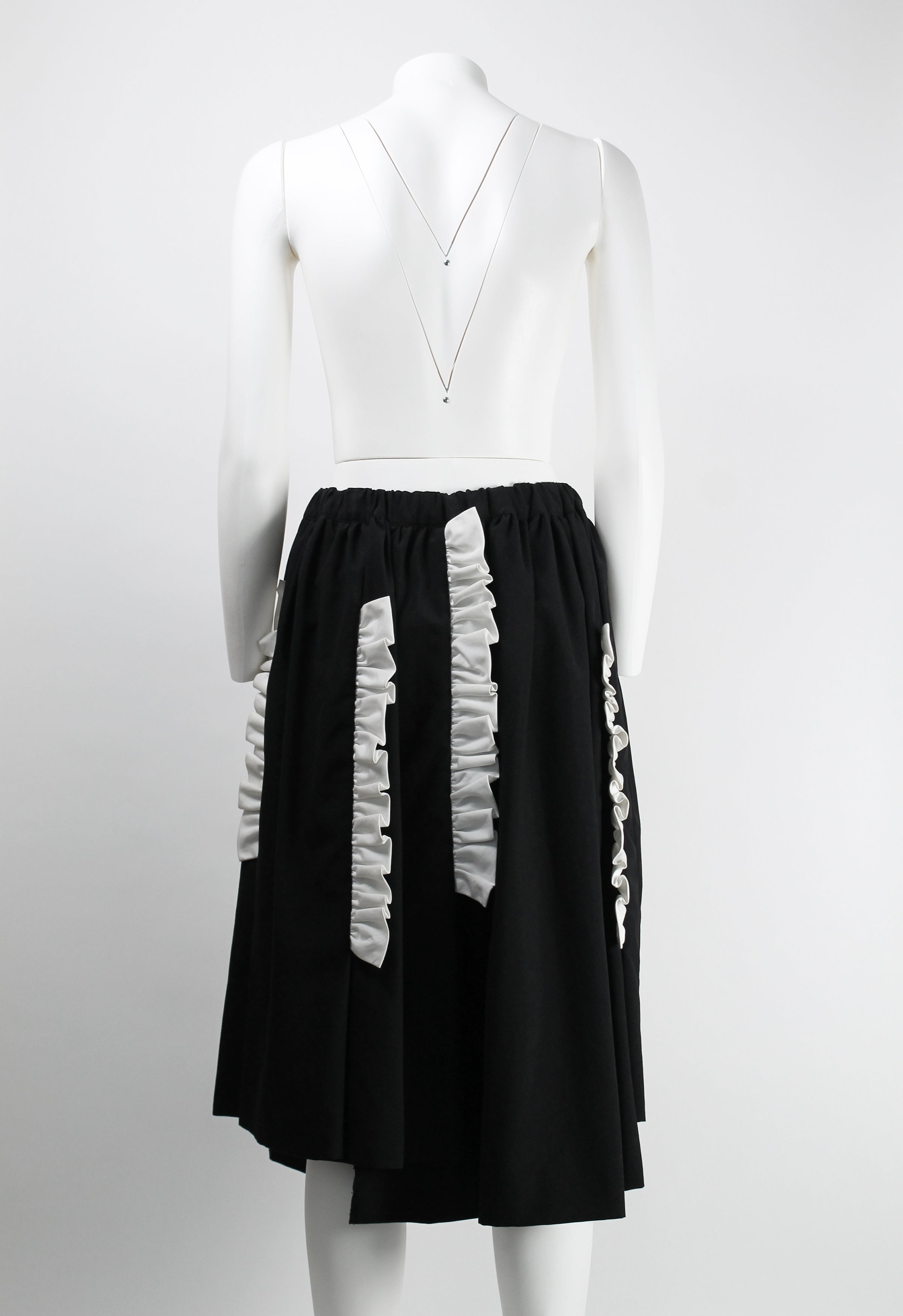COMME DES GARCONS SS 2017 FRILL SKIRT