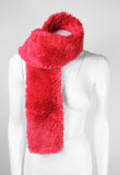 COMME DES GARCONS TRICOT 1995 HOT PINK FAUX FUR SCARF