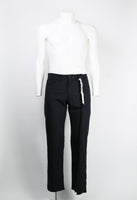 COMME DES GARCONS RECONSTRUCTED PINSTRIPE SAMPLE TROUSERS