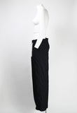 COMME DES GARCONS RECONSTRUCTED PINSTRIPE SAMPLE TROUSERS